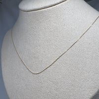 ［チェーン］k10 イエローゴールド 小豆チェーン 40cm