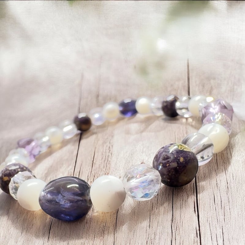 星の輝きと夜明けの約束 アイオライト・ティファニーストーン・ピンク