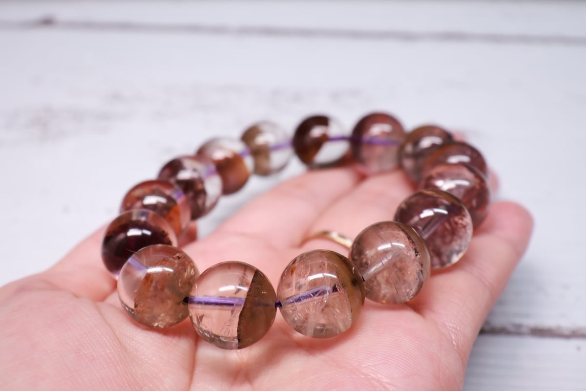 ブレスレット］オーラライト23 14mm内径17cm | pundarika