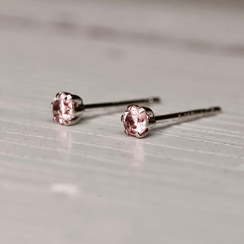 pt900 ピンクトルマリンピアス Pt900 ピンクトルマリン ピアス 0.8ct | | JEWELRY VALLEY