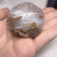 ［コレクション品]［タンブル］水入り瑪瑙