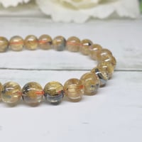 ラリマー ブレスレット 10mm ドラゴンクロー入り 天然石 ドラゴン