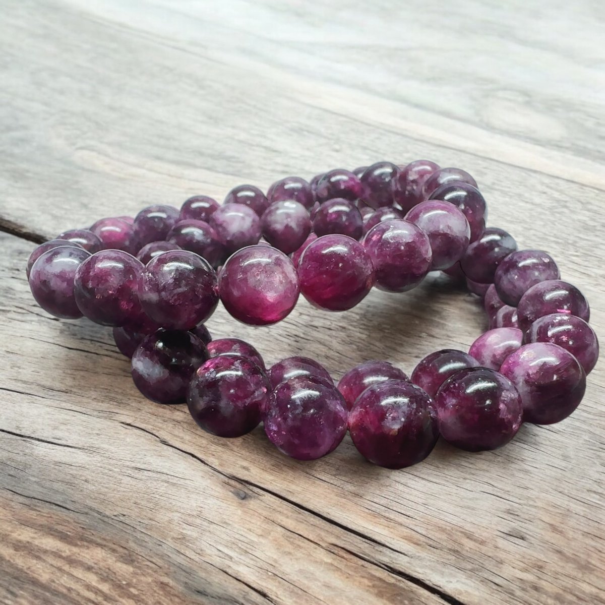 ブレスレット］夢の世界の夢幻石 ユニコーンストーン11.5mm内径17.5cm