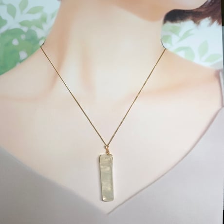 ［ペンダント］k18gp レモンクォーツ　ペンダント