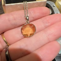 ［ペンダント］宝石質シトリン 3.23g SV925