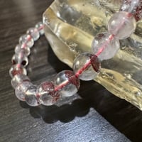 ［ブレスレット］レッドファントム 6.5mm 内径16cm