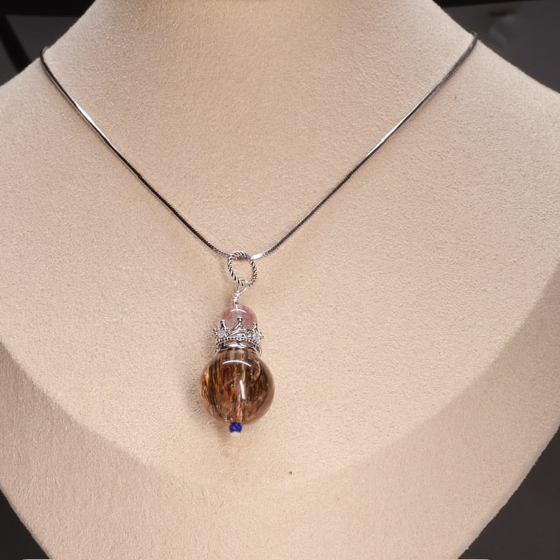 小粒クァンサイトの揺れる耳飾りとペンダントセット 小粒クァンサイトの揺れる耳飾りとペンダントセット nk02_6.jpg