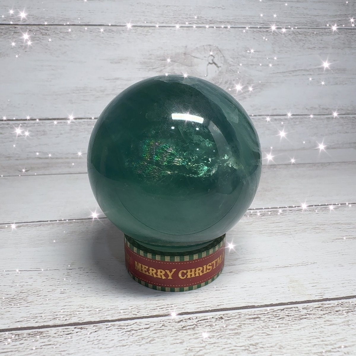 丸玉］フローライト 虹入り 65mm | pundarika