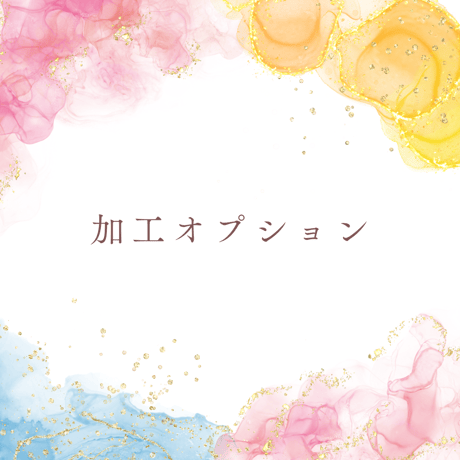 オプション　制作加工