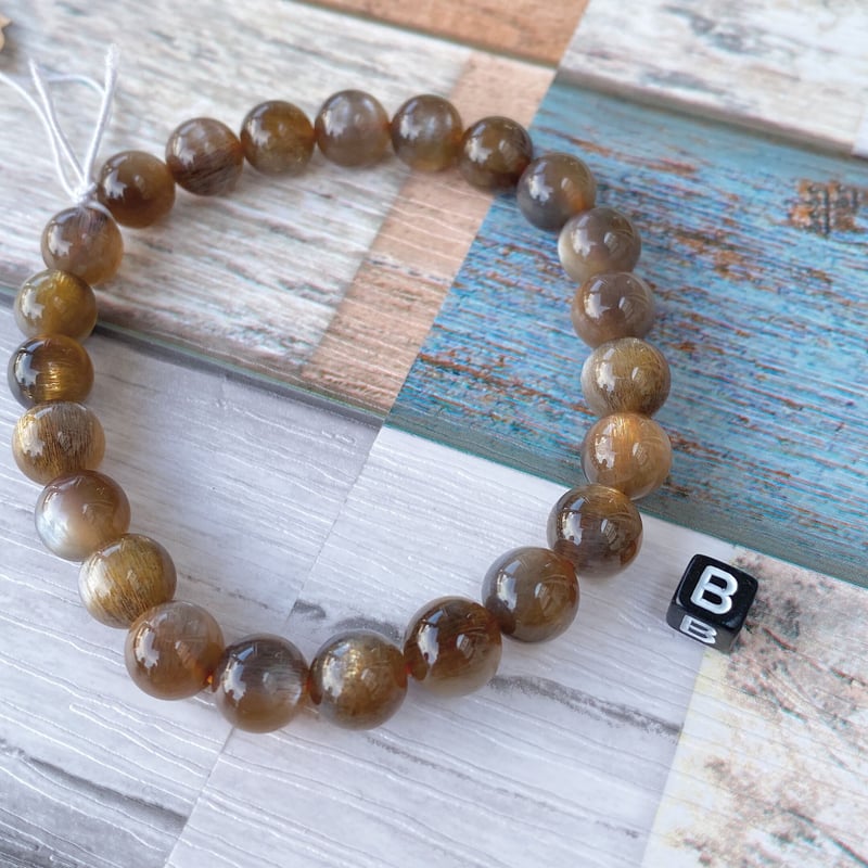 守護と直感の強化 ブラックサンムーンストーン(ブラウン