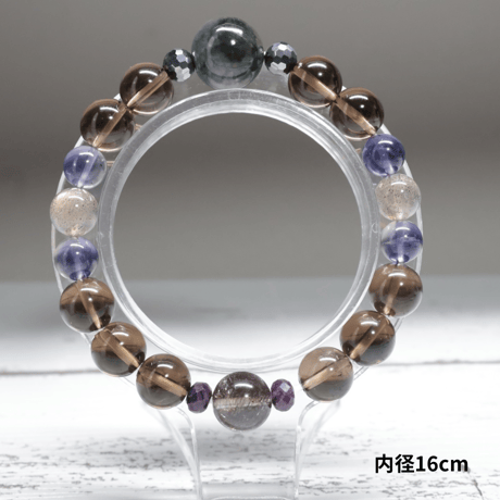 ［ブレスレット］ファイナルグレード花火スーパーセブン 宝石質アイオライト 眠れる才能に光を当てて【夢への道を開く】