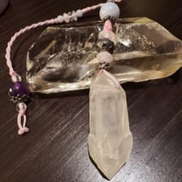 ［ペンデュラム］松茸水晶 ブルーレース アメジスト 水晶 ローズクォーツ