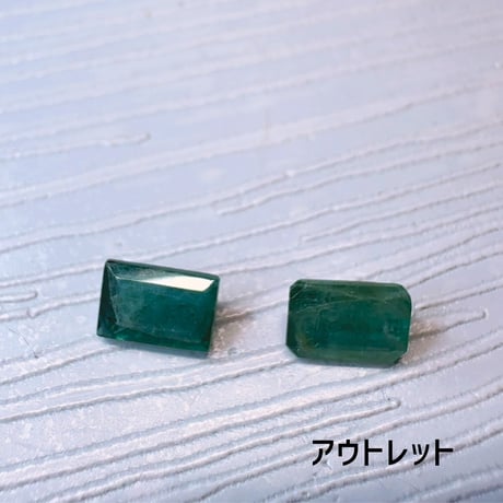 ［ケース付きルース］  グランディディエライト  エメラルドカット