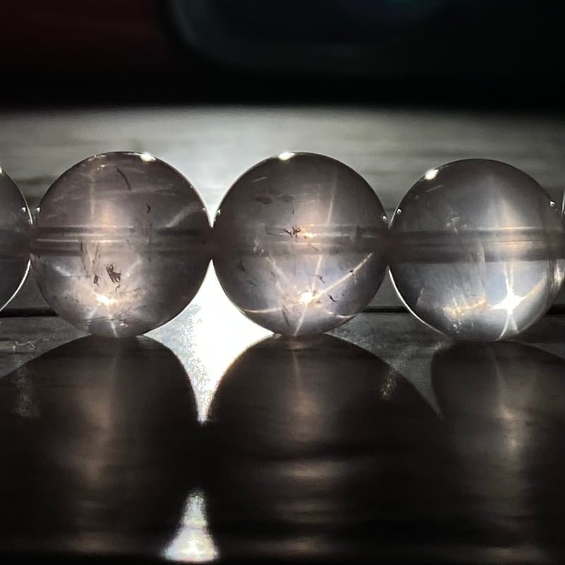 スターローズクォーツ 高品質]マダガスカル産スターローズクォーツ丸玉/スフィア（直径