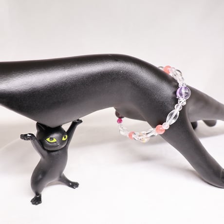 ［ブレスレット］ 消耗しない自分をつくる　花火スーパーセブン　ルビー　インカローズ