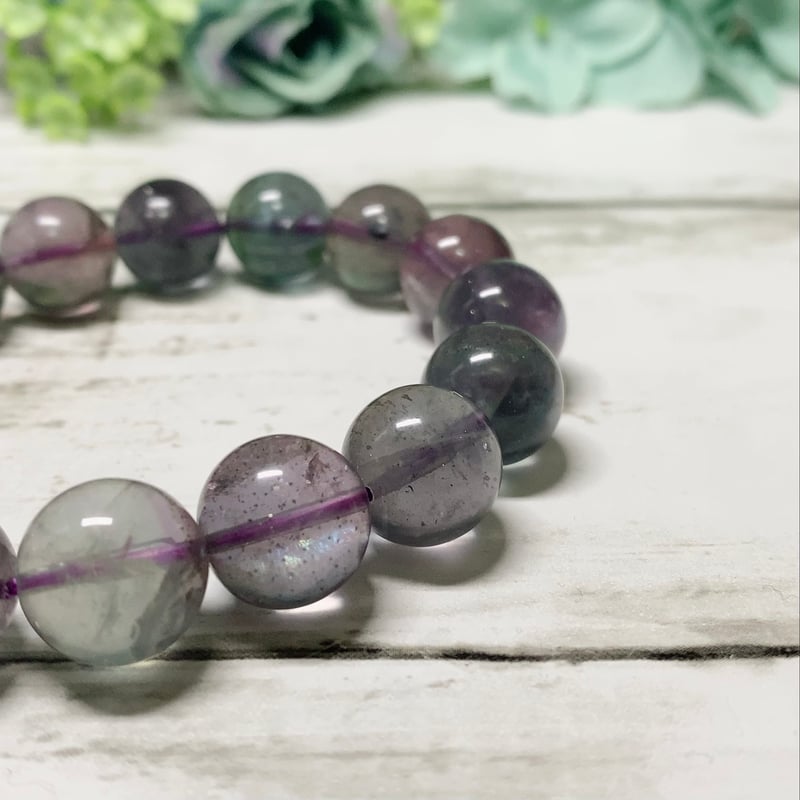 くるみ様 高品質 シルキーフローライト 大きめパーム 握り石 くるみ様