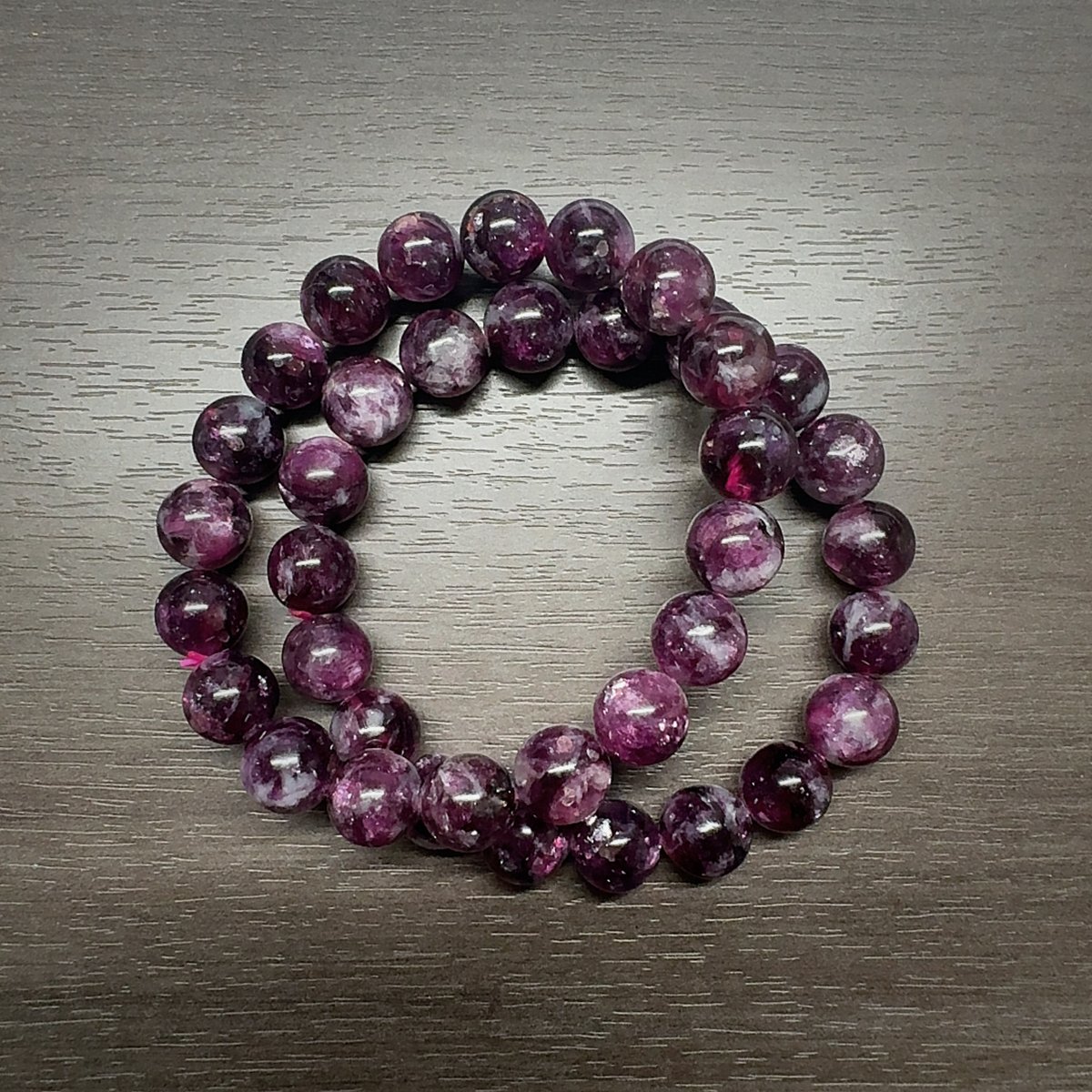 希少ユニコーンストーンの可愛いゴムブレスレット