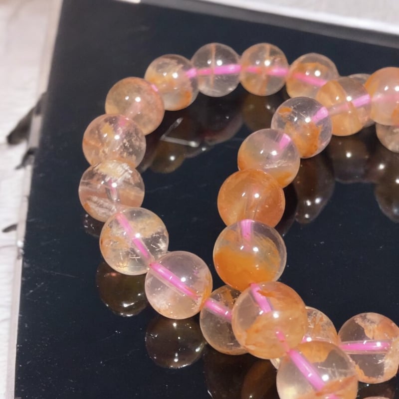 ピンクアラゴナイト 天然石 パワーストーン 希少 レア 美品