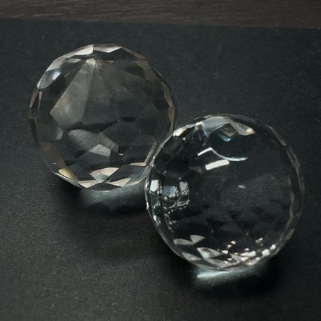 【置物.丸玉】スフィア 17〜20mm ヒマラヤ水晶ミラーボールカット
