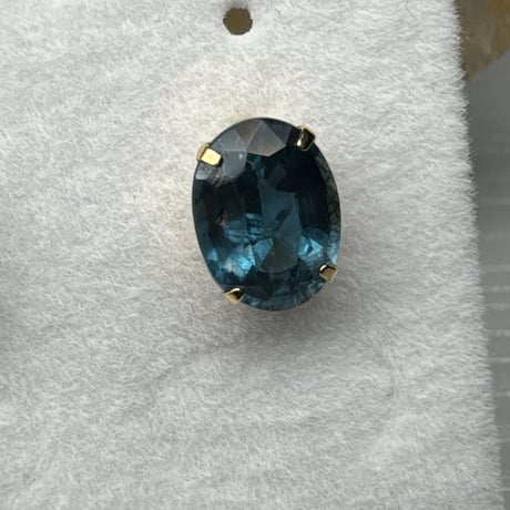 ［ピアス］K18金　ティールカイヤナイト3.0ct