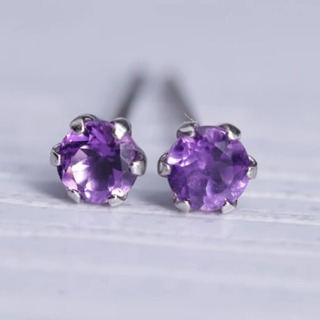 プラチナ900 pt900 アメジスト　ピアス 楽天市場】Pt900【0.8ct】ダイヤモンド ピアスダイヤピアス