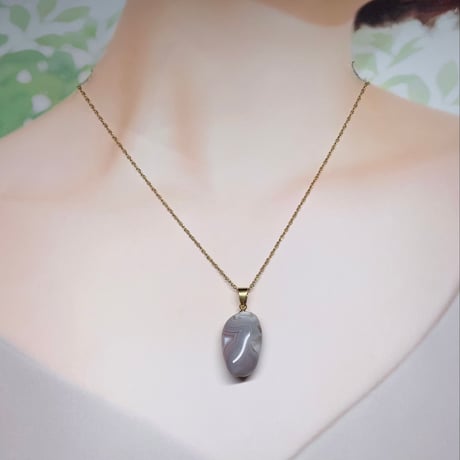 ［ペンダント］　ボツワナアゲート