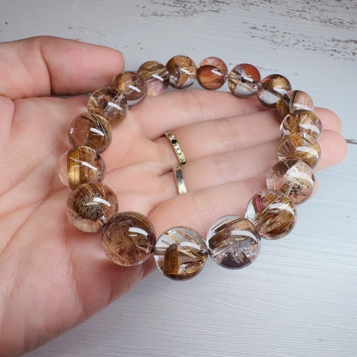 ファイナルグレード】虹入り マイカタイチンルチル | pundarika