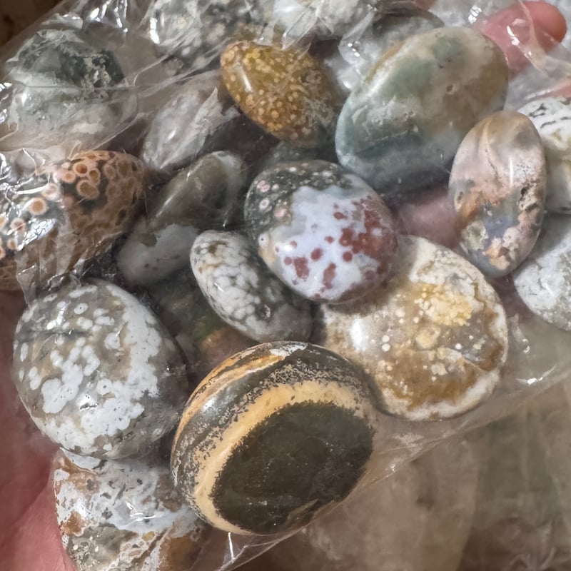 オーシャンジャスパー　アイジャスバー　タンブル 握り石】タンブル オーシャンジャスパー | pundarika