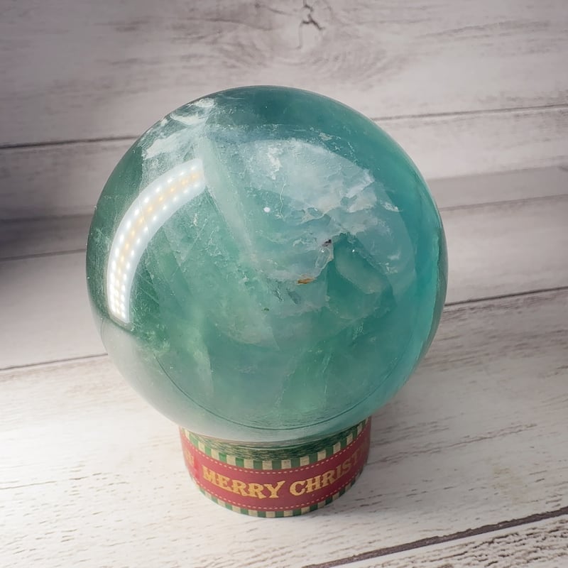 丸玉］フローライト 虹入り 65mm | pundarika