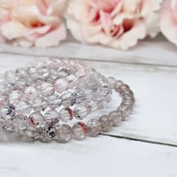 超レア】ハイクオリティ ブルーローズクォーツ 11mm 内径17cm | pundarika