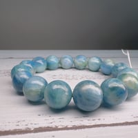 ラリマー　ブレスレット　１０mm ドラゴンクロー入り　天然石 ドラゴンクローラリマー 10mm | pundarika