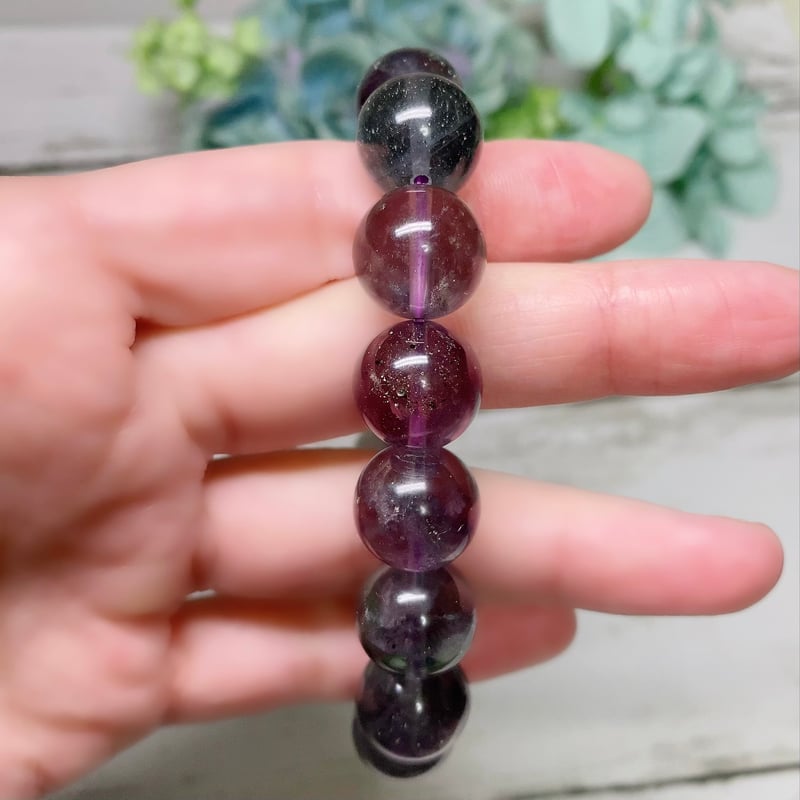 くるみ様 高品質 シルキーフローライト 大きめパーム 握り石 くるみ様