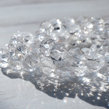 ［ブレスレット］水晶 スターカット　〜光を集める水晶〜【空間を澄ませる石】