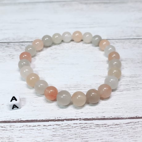 ［ブレス］距離を守る石 「ささくれた心を、一瞬でなだめる」聖山ザギマウンテン産・ピンクサゲニティッククォーツMIX