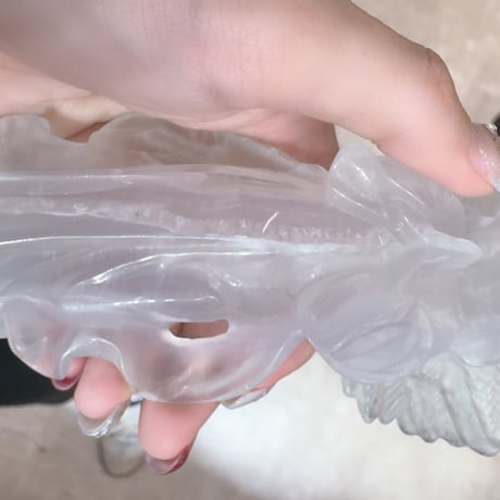 【彫刻】単品販売 イットリウムフローライト天使
