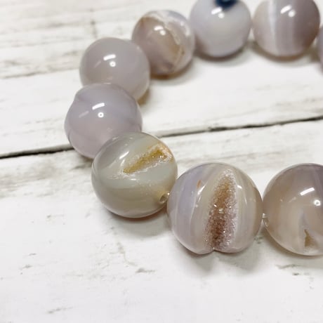 【平和・創造・バランス】瑪瑙ドゥルージー　18.2mm C