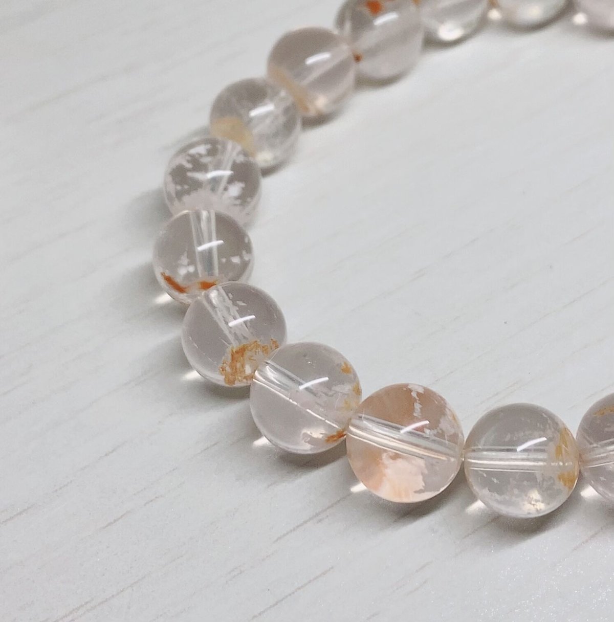 愛情と直感を育むサポート セリサイトインローズクォーツ（ピンク