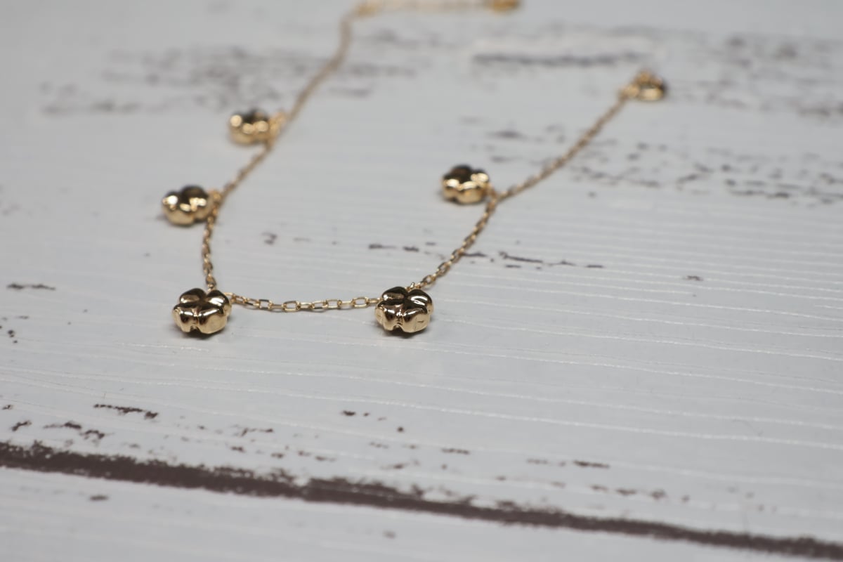 K18クローバーブレスレット　2479K2505 K18クローバーブレスレット2479K2505