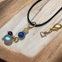 【2wayペンダント】K18gp心の奥を照らす4つの天然石 〜毎日に寄り添い、静かな変化をもたらす魔法のペンダント＆キーチャーム〜