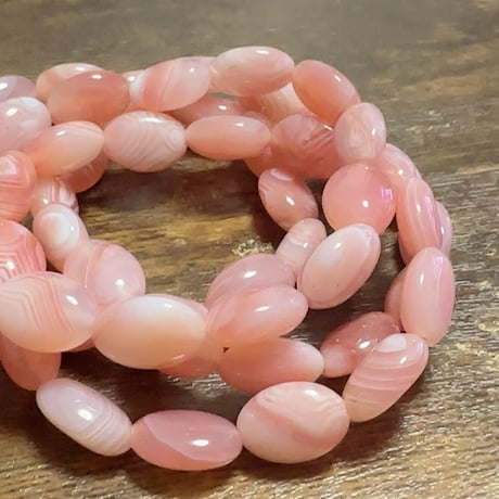 【天然色】ピンク瑪瑙　ボツワナアゲート