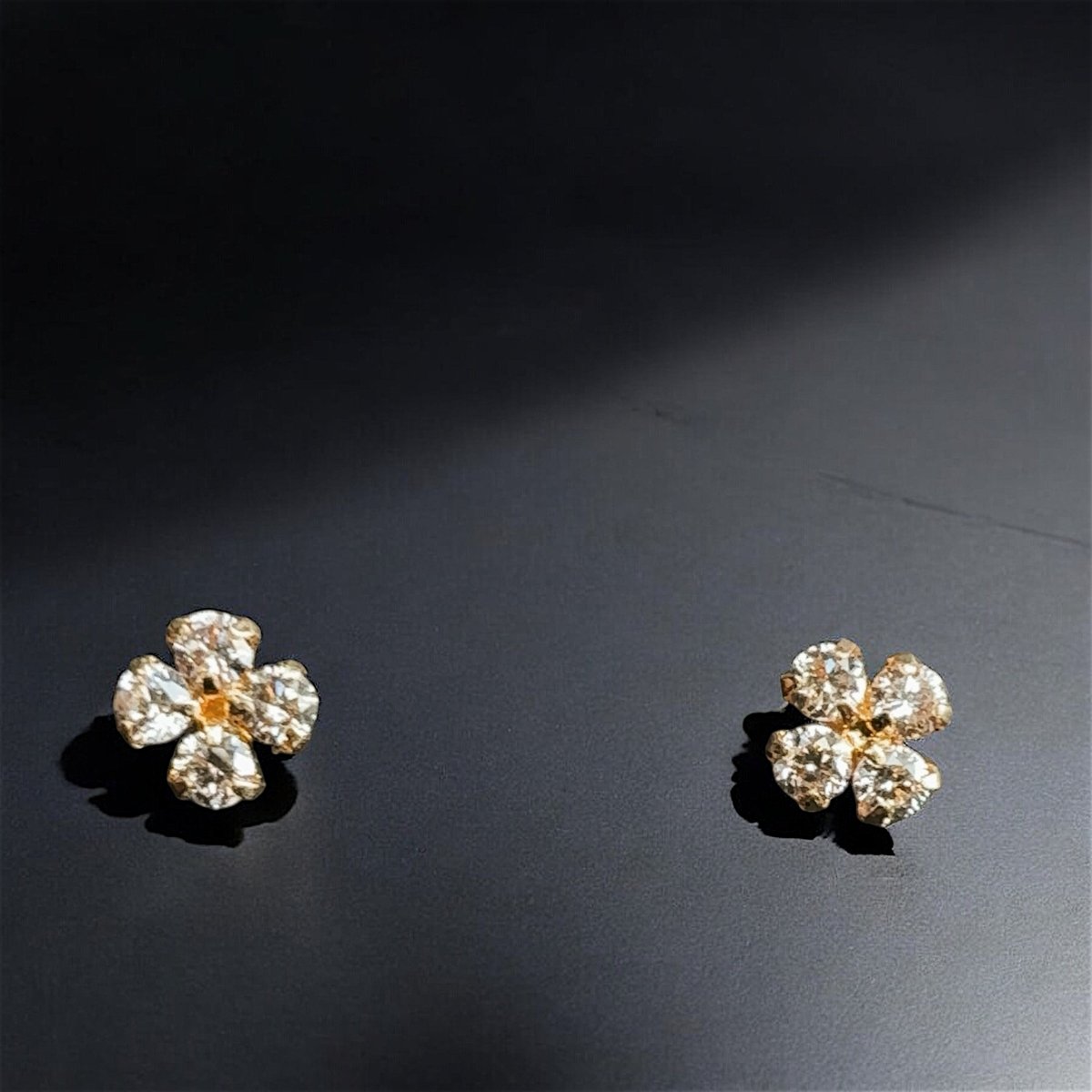 【売り切り！】ダイヤモンドピアス K18YG ダイヤモンド ピアス 1.00ct 蝶 — セルビーオンラインストア