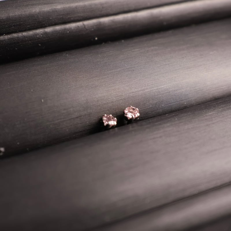 ピアス］工房応援企画 PT900 ピンクトルマリン ピアス | pundarika