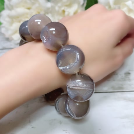 【平和・創造・バランス】瑪瑙ドゥルージー　20mm A