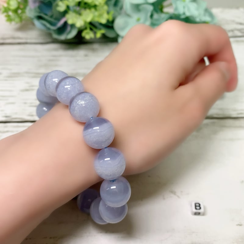 ブルーレースアゲート11P ブルーレースアゲート｜天然石・パワーストーン通販 Pascle（パスクル）