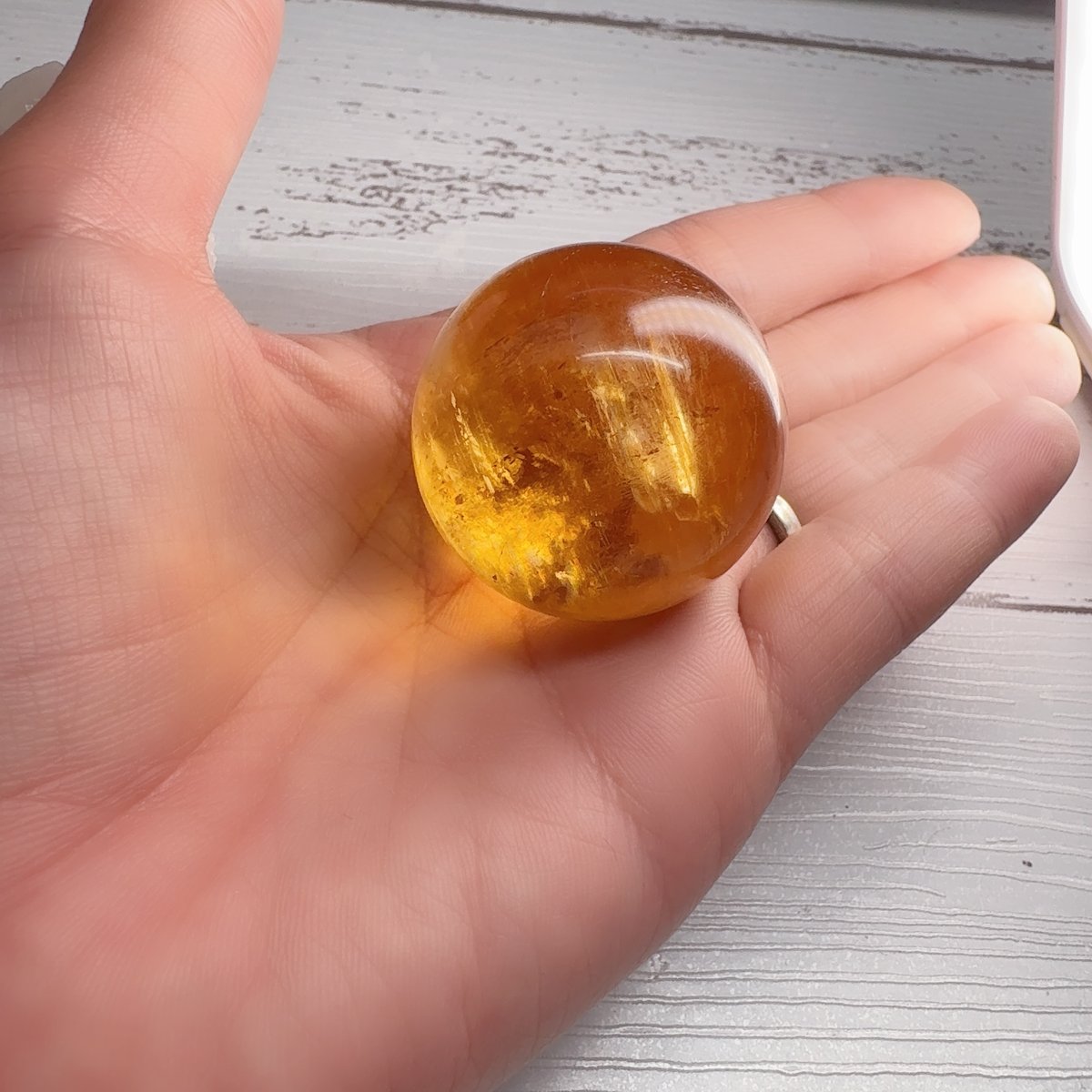 置物】スフィア ゴールデンカルサイト30mm | pundarika