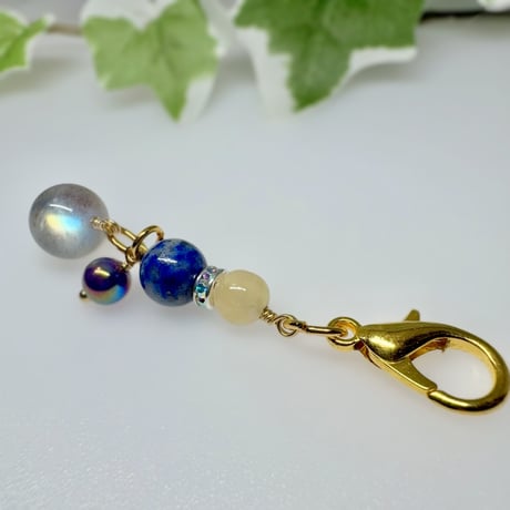 【オリジナルブレスレット】揺るがない意志と直感を磨く【自己覚醒】ラブラドライトとカイヤナイト