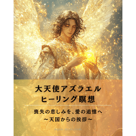 【山羊座満月優待】大天使アズラエルのヒーリング・クリアリング瞑想（瞑想音源&イラスト付）
