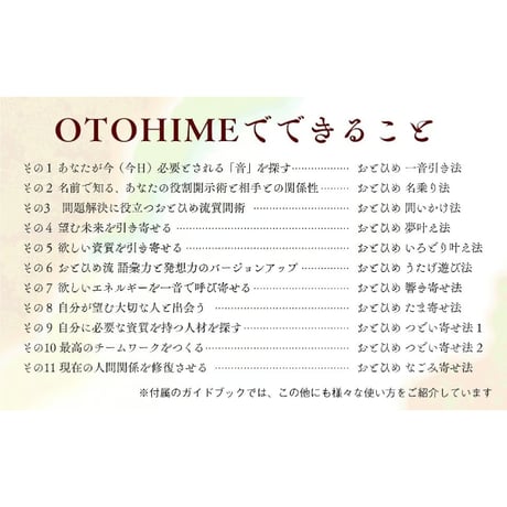 おとひめカード 2024/9/13発売 はせくらみゆき著