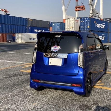 ナラシノカスタムス ロゴマークステッカー 丸型（大）