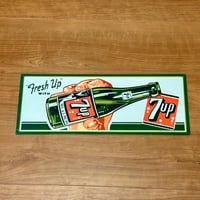 7up ブリキ看板